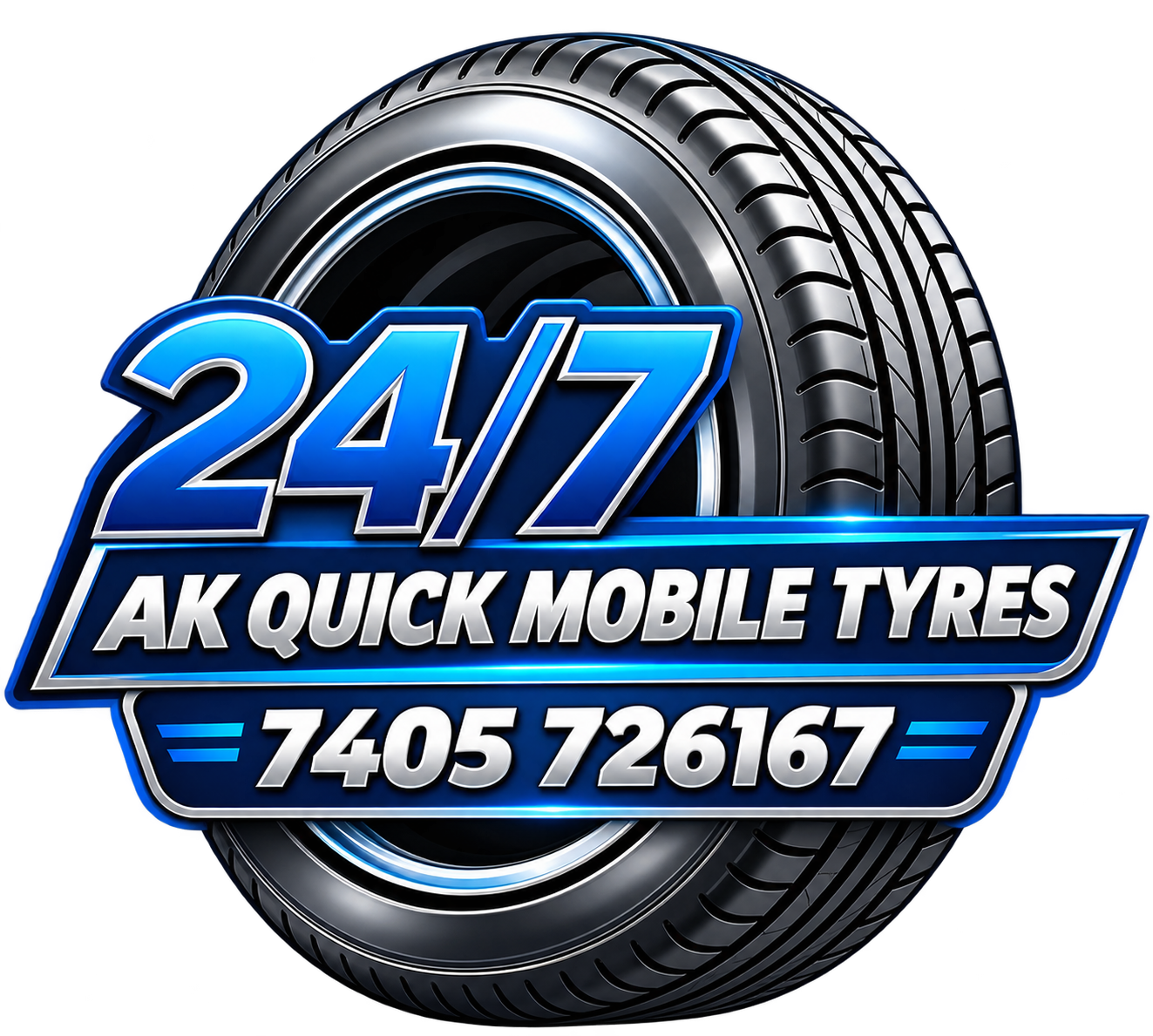 24/7 AK Quick Mobile Tyres logo